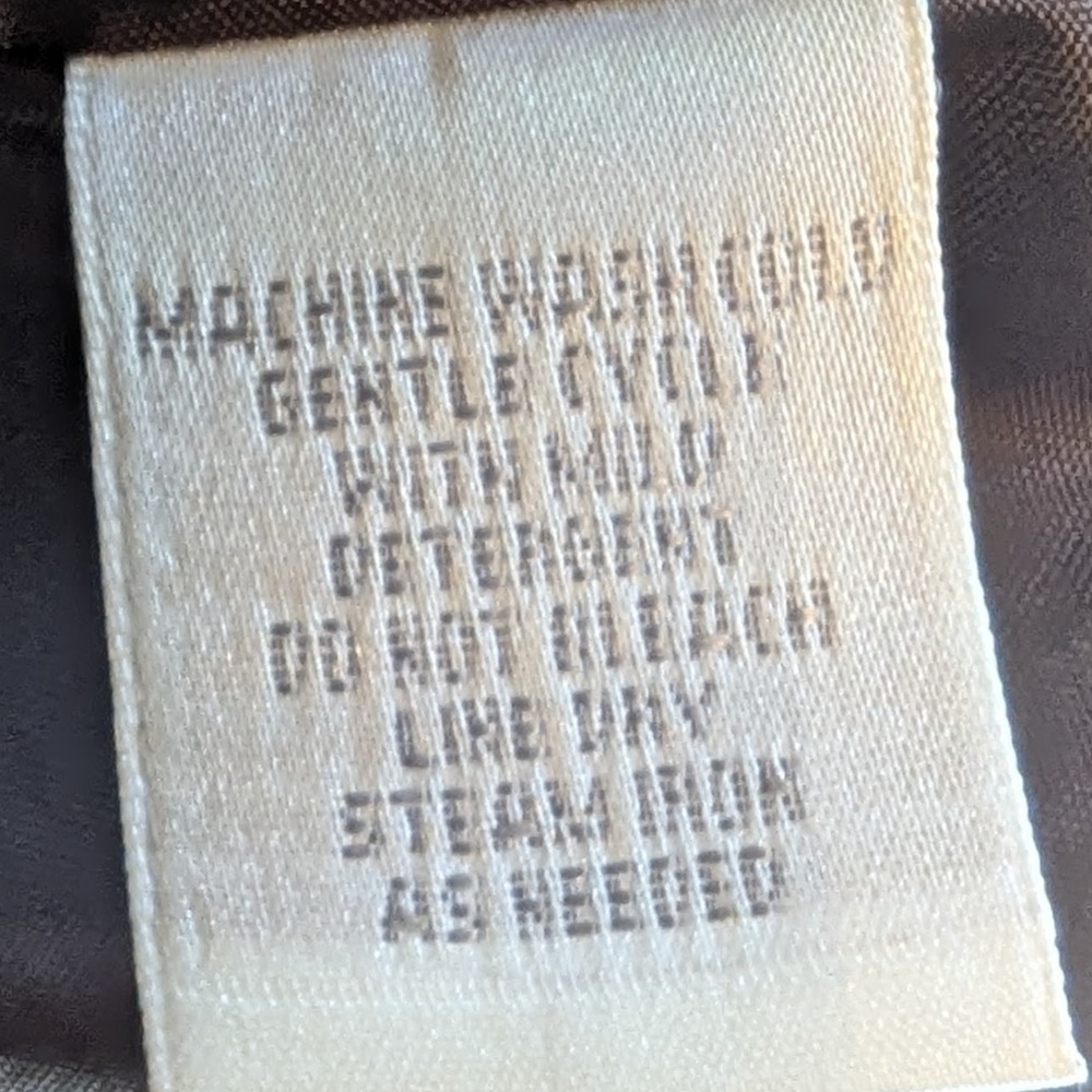 10 Women 100% Linen Cropped Peplum Brown Classic Jacket Lagenlook Artsy Capsule - Picture 6 of 6